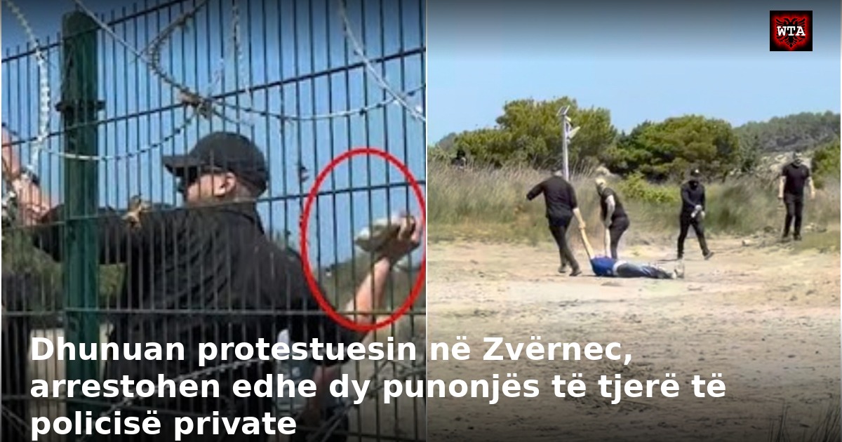 Dhunuan protestuesin në Zvërnec, arrestohen edhe dy punonjës të tjerë të policisë private
