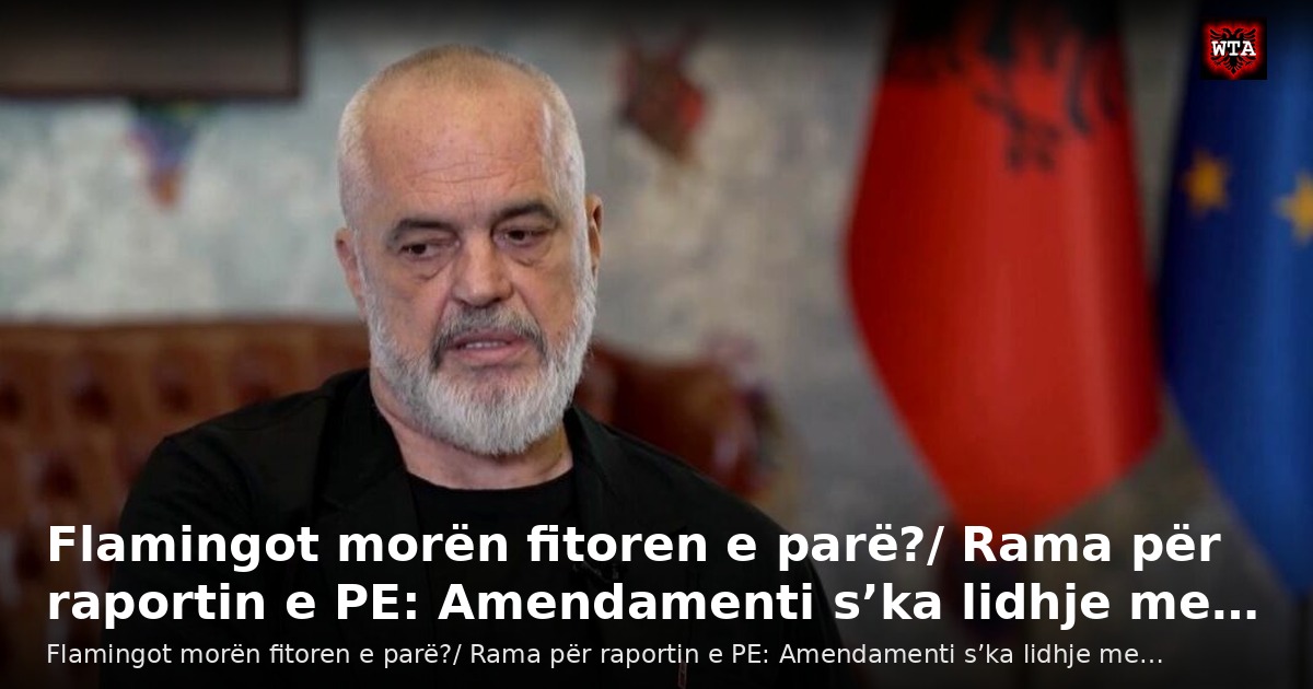 Flamingot morën fitoren e parë?/ Rama për raportin e PE: Amendamenti s’ka lidhje me…
