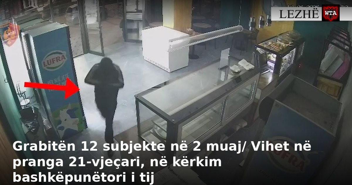 Grabitën 12 subjekte në 2 muaj/ Vihet në pranga 21-vjeçari, në kërkim bashkëpunëtori i tij