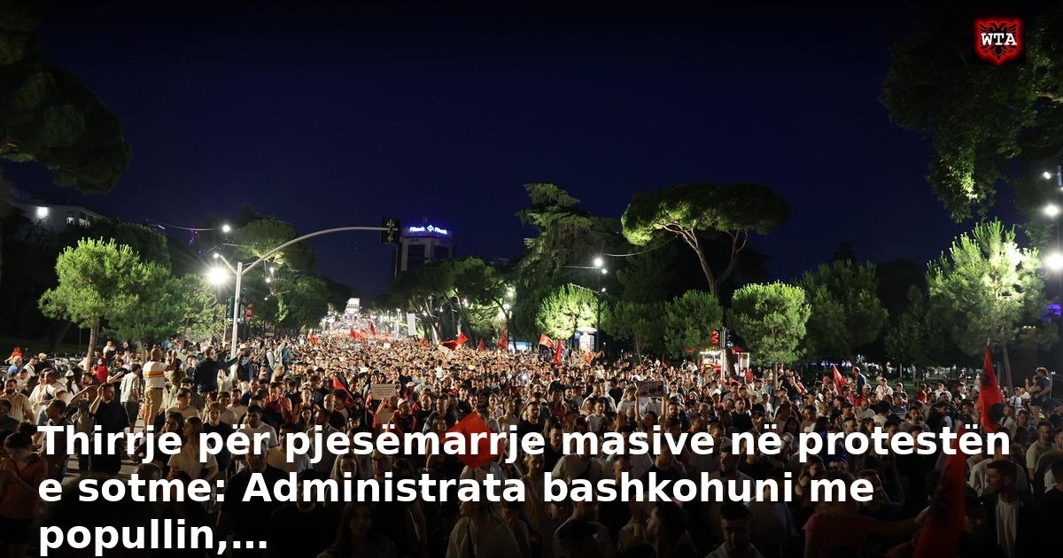 Thirrje për pjesëmarrje masive në protestën e sotme: Administrata bashkohuni me popullin,…