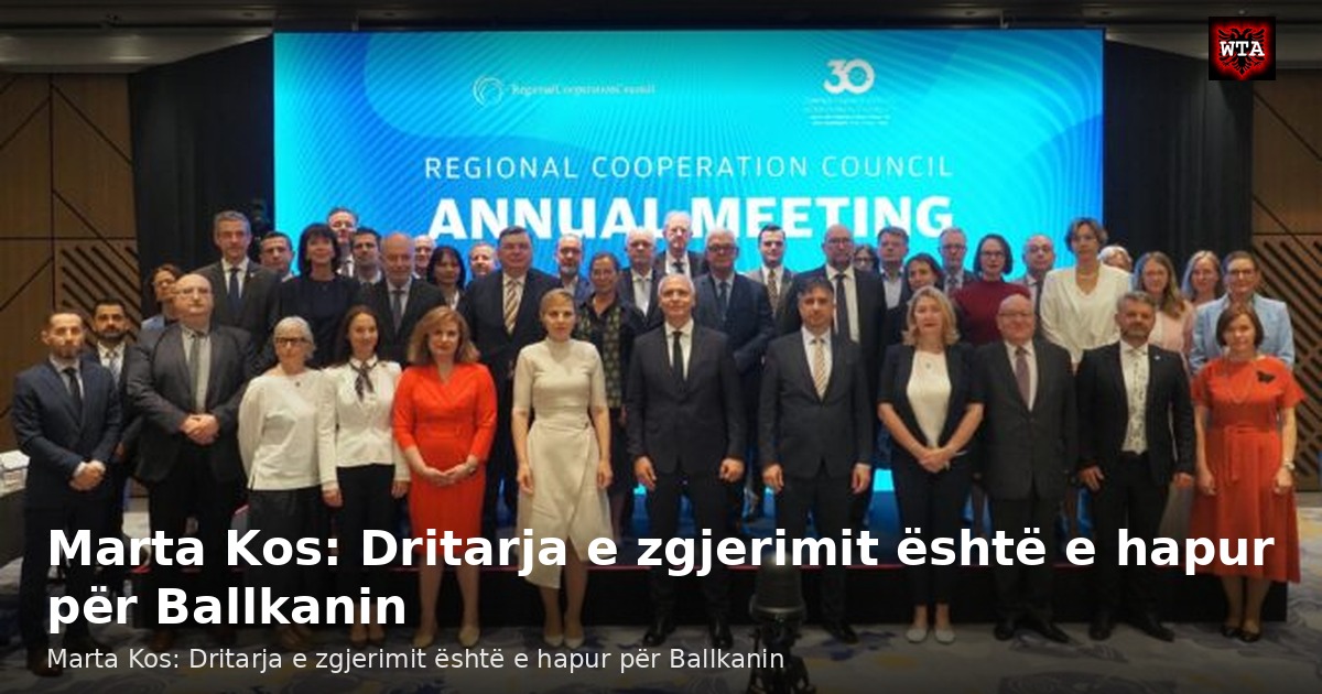 Marta Kos: Dritarja e zgjerimit është e hapur për Ballkanin