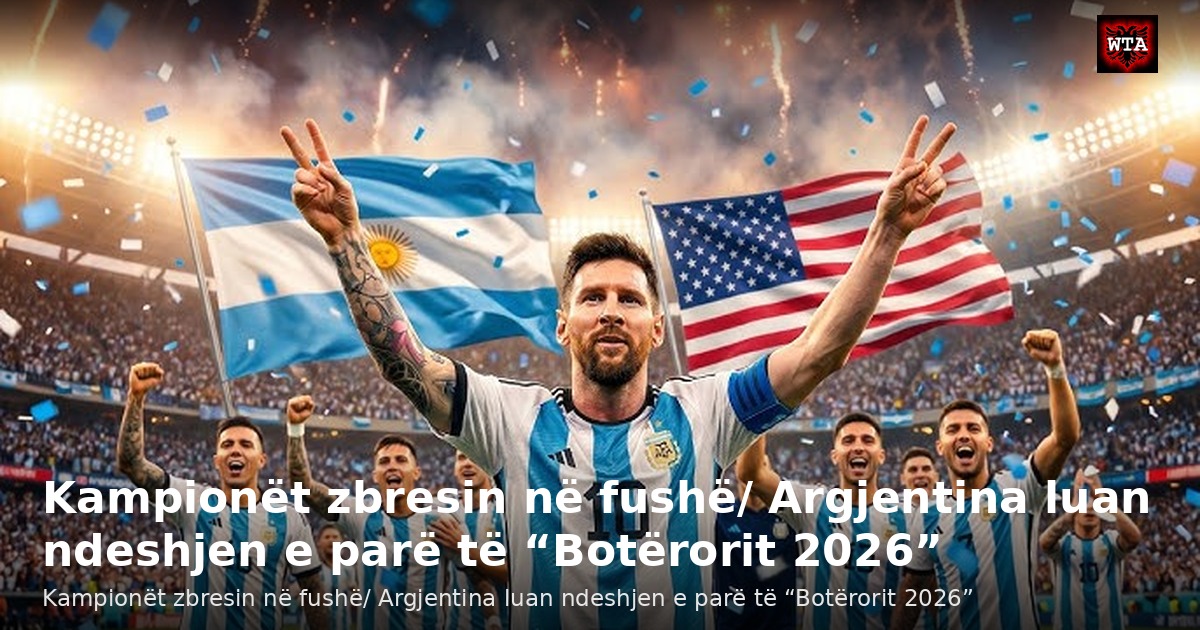 Kampionët zbresin në fushë/ Argjentina luan ndeshjen e parë të “Botërorit 2026”