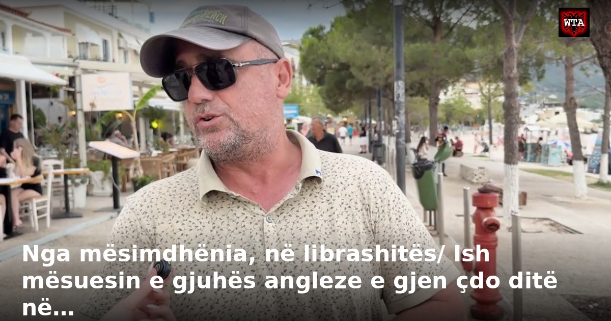Nga mësimdhënia, në librashitës/ Ish mësuesin e gjuhës angleze e gjen çdo ditë në…
