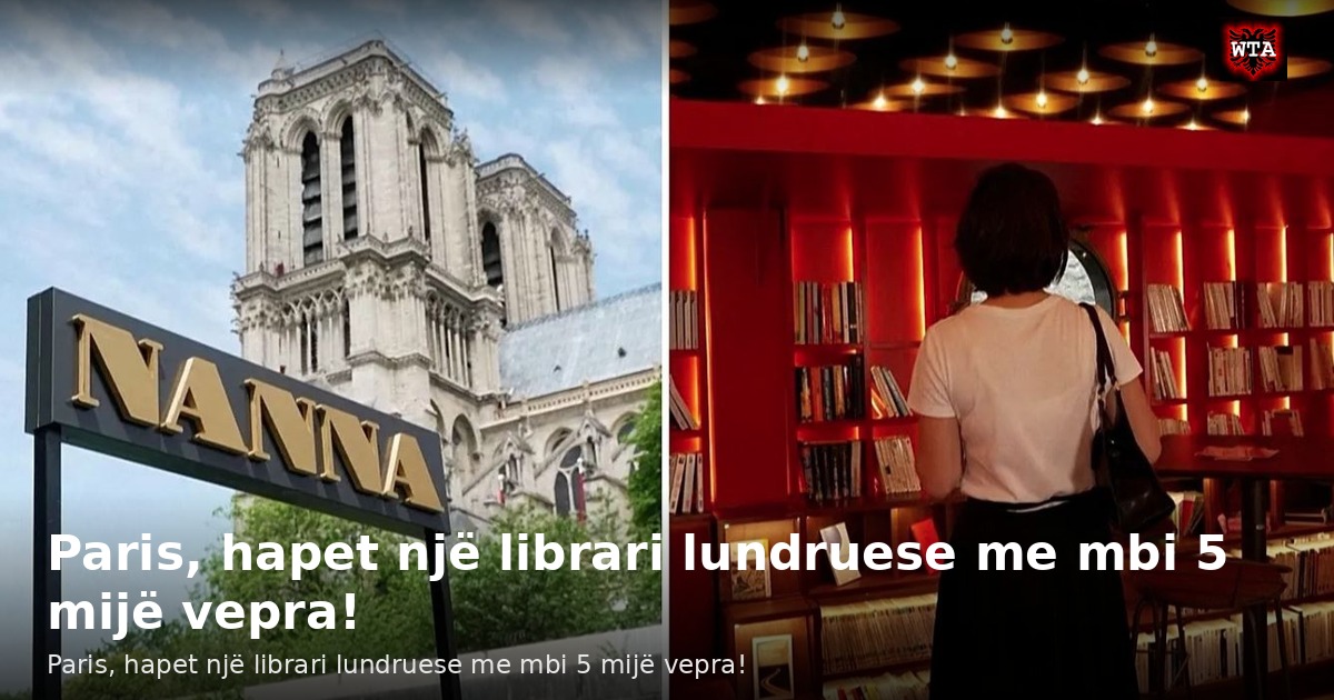 Paris, hapet një librari lundruese me mbi 5 mijë vepra!