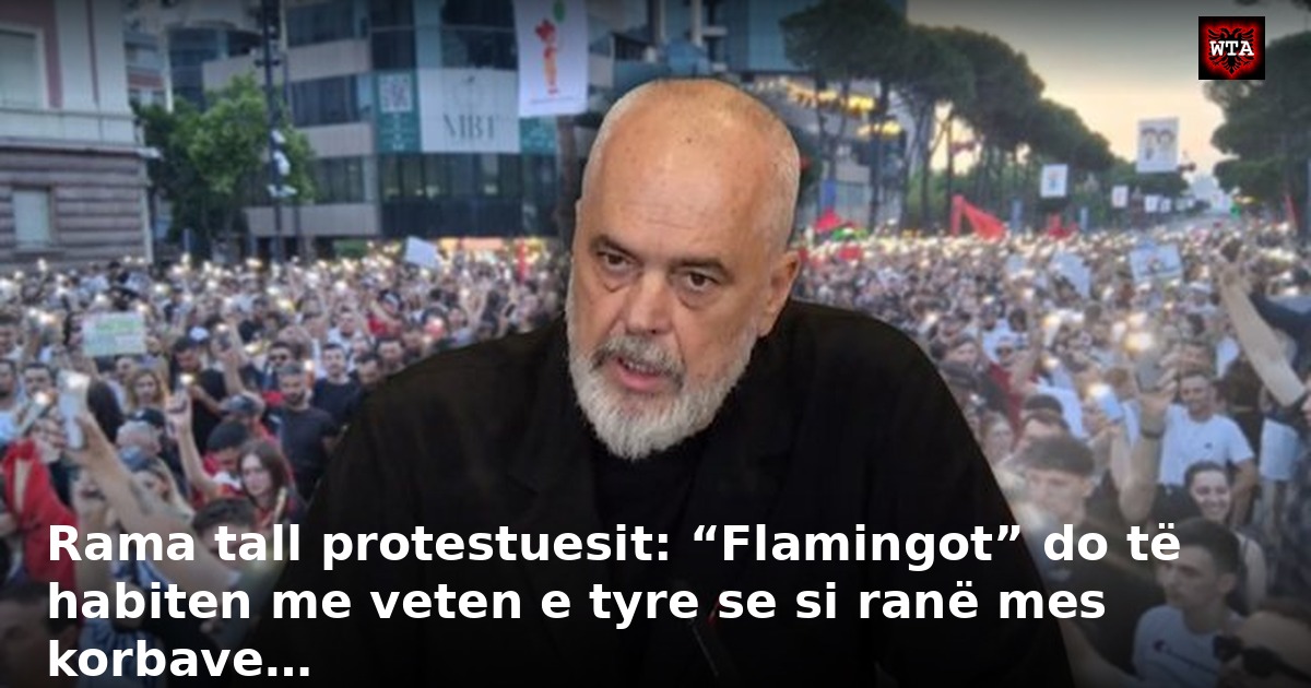Rama tall protestuesit: “Flamingot” do të habiten me veten e tyre se si ranë mes korbave…