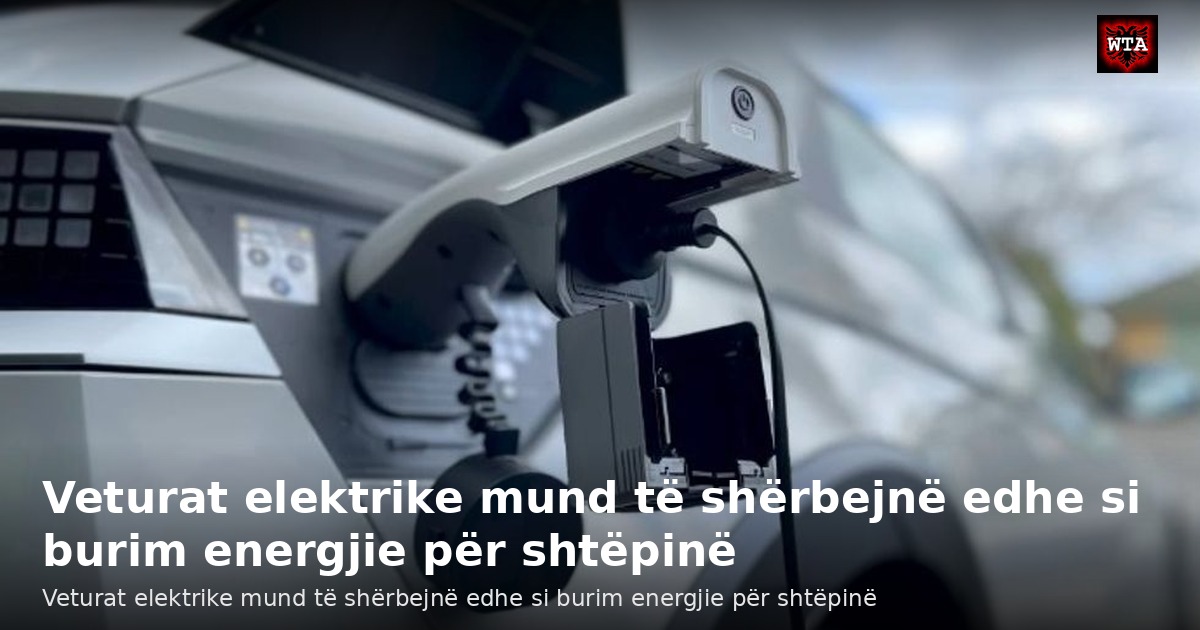 Veturat elektrike mund të shërbejnë edhe si burim energjie për shtëpinë