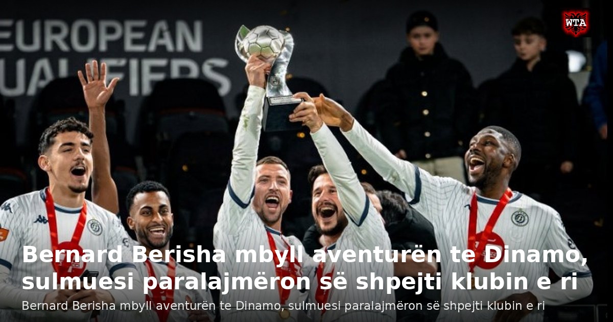Bernard Berisha mbyll aventurën te Dinamo, sulmuesi paralajmëron së shpejti klubin e ri