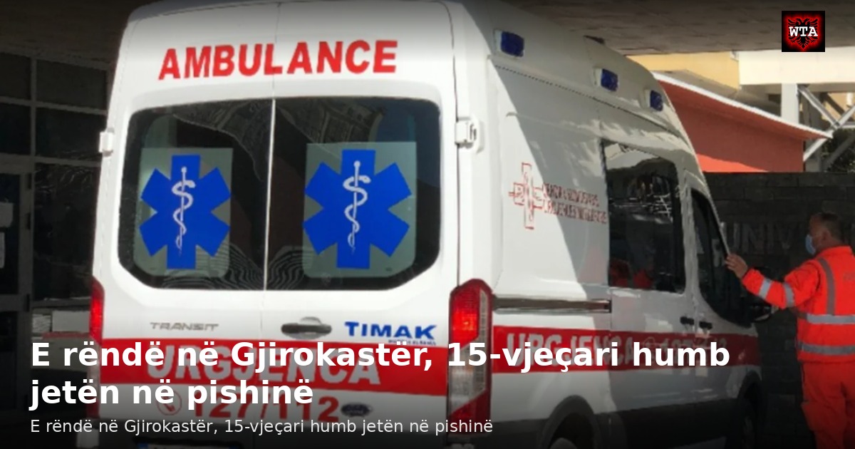 E rëndë në Gjirokastër, 15-vjeçari humb jetën në pishinë