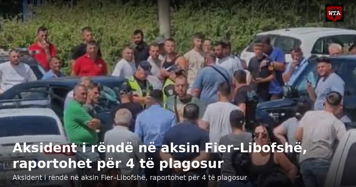 Aksident i rëndë në aksin Fier–Libofshë, raportohet për 4 të plagosur