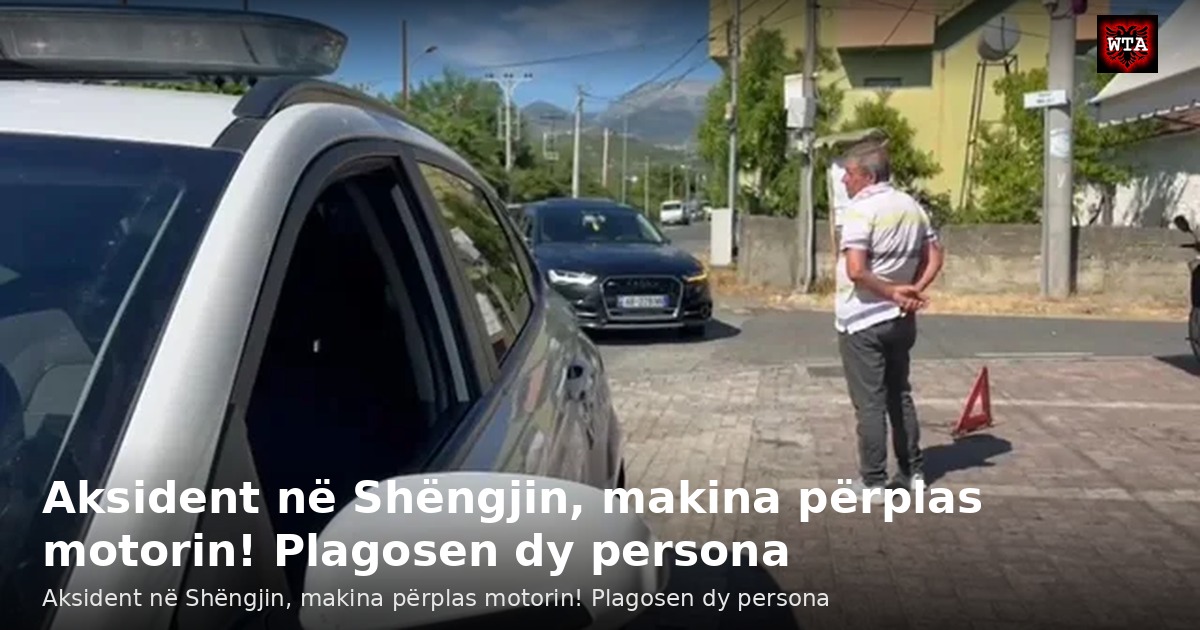 Aksident në Shëngjin, makina përplas motorin! Plagosen dy persona
