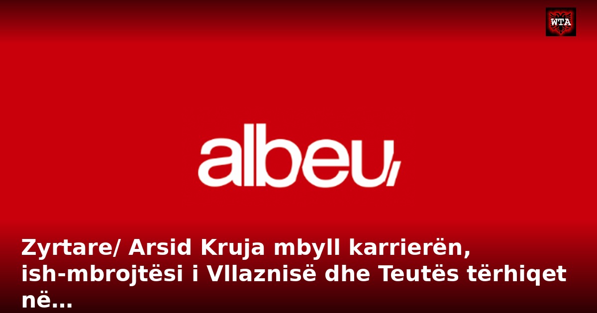 Zyrtare/ Arsid Kruja mbyll karrierën, ish-mbrojtësi i Vllaznisë dhe Teutës tërhiqet në…