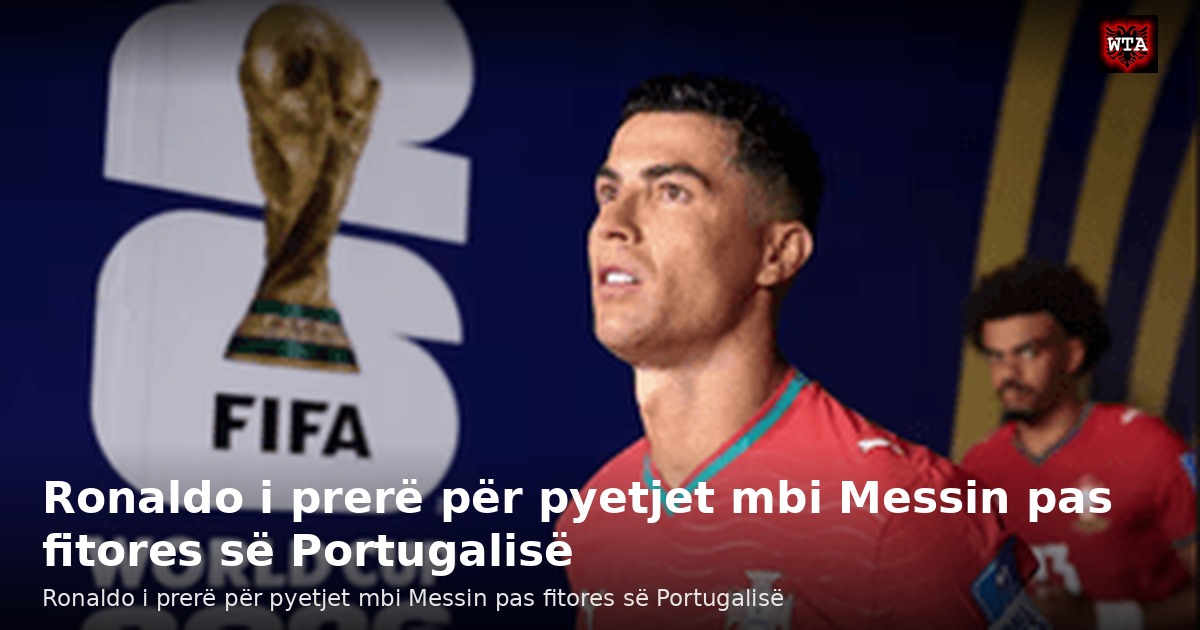 Ronaldo i prerë për pyetjet mbi Messin pas fitores së Portugalisë