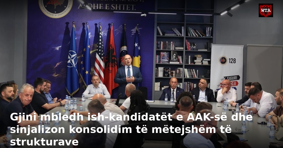 Gjini mbledh ish-kandidatët e AAK-së dhe sinjalizon konsolidim të mëtejshëm të strukturave