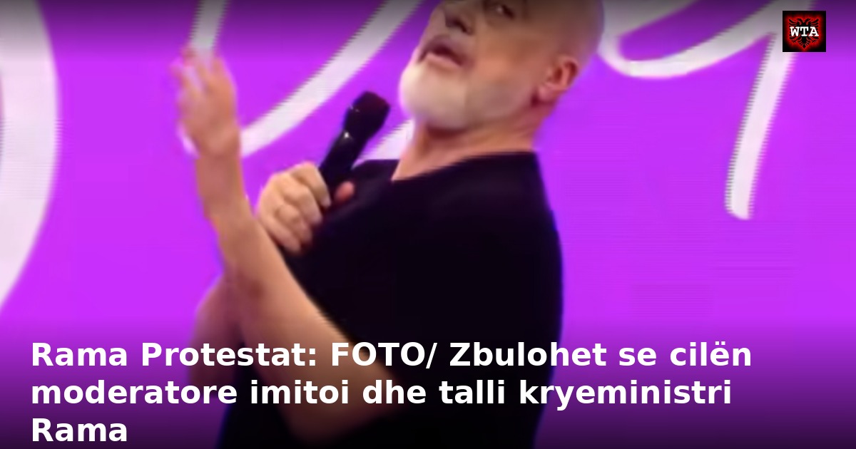 Rama Protestat: FOTO/ Zbulohet se cilën moderatore imitoi dhe talli kryeministri Rama