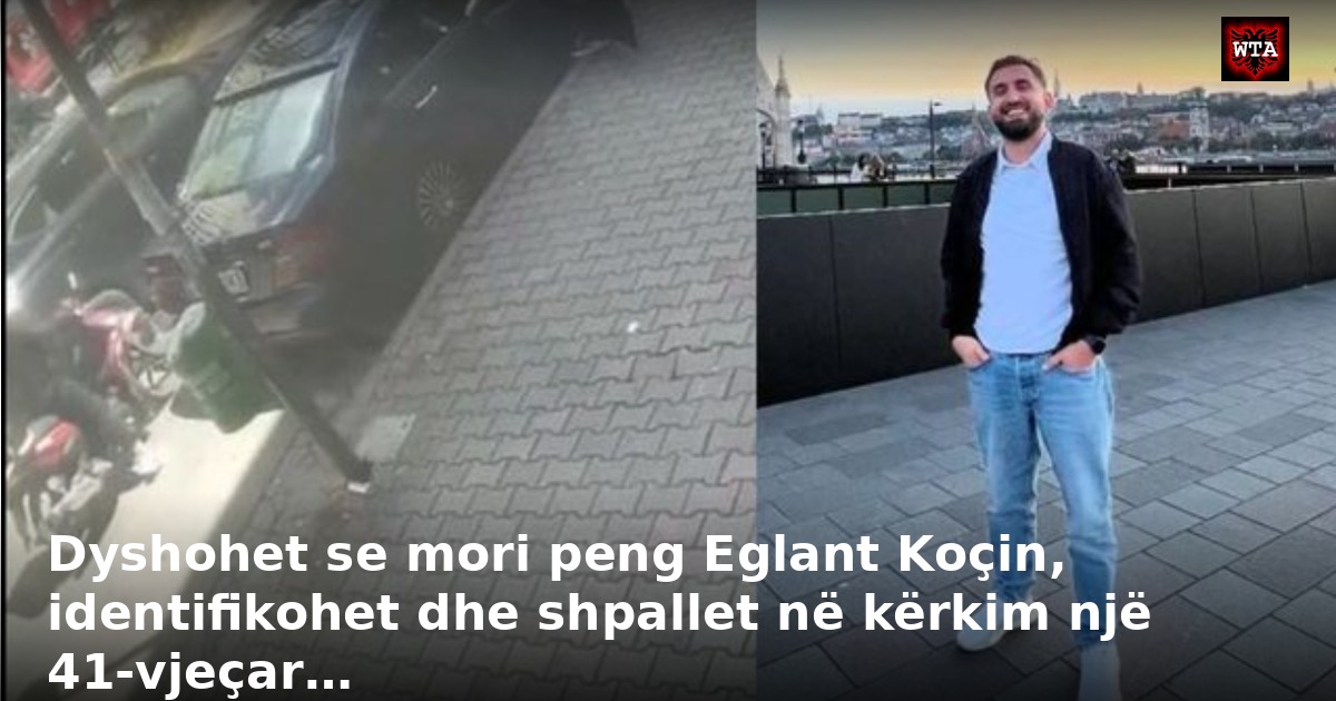 Dyshohet se mori peng Eglant Koçin, identifikohet dhe shpallet në kërkim një 41-vjeçar…