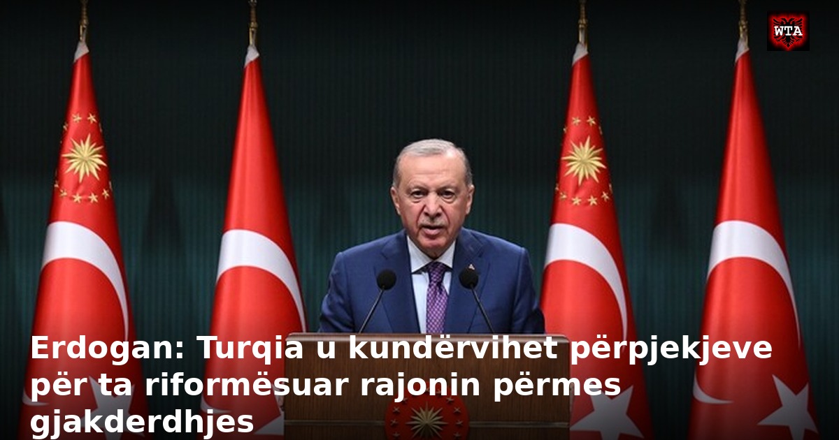Erdogan: Turqia u kundërvihet përpjekjeve për ta riformësuar rajonin përmes gjakderdhjes