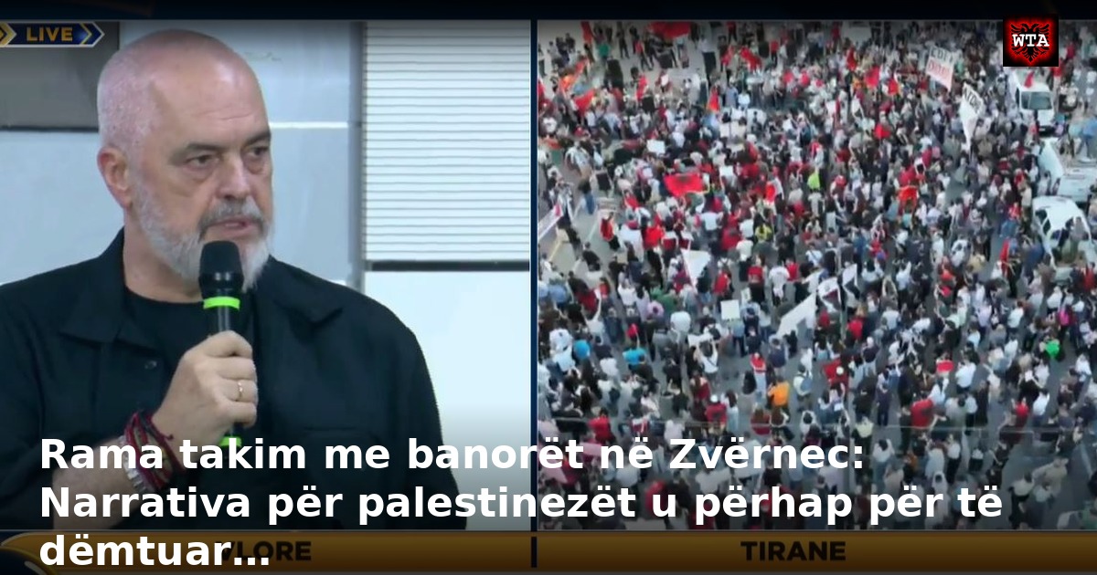Rama takim me banorët në Zvërnec: Narrativa për palestinezët u përhap për të dëmtuar…