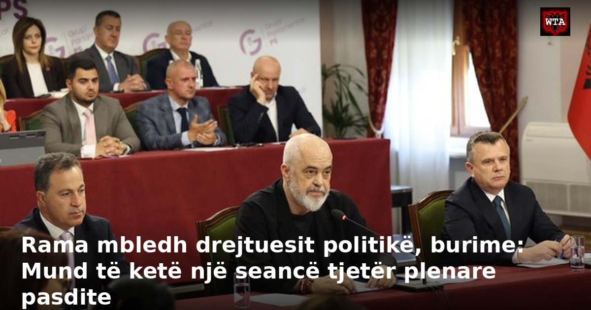 Rama mbledh drejtuesit politikë, burime: Mund të ketë një seancë tjetër plenare pasdite