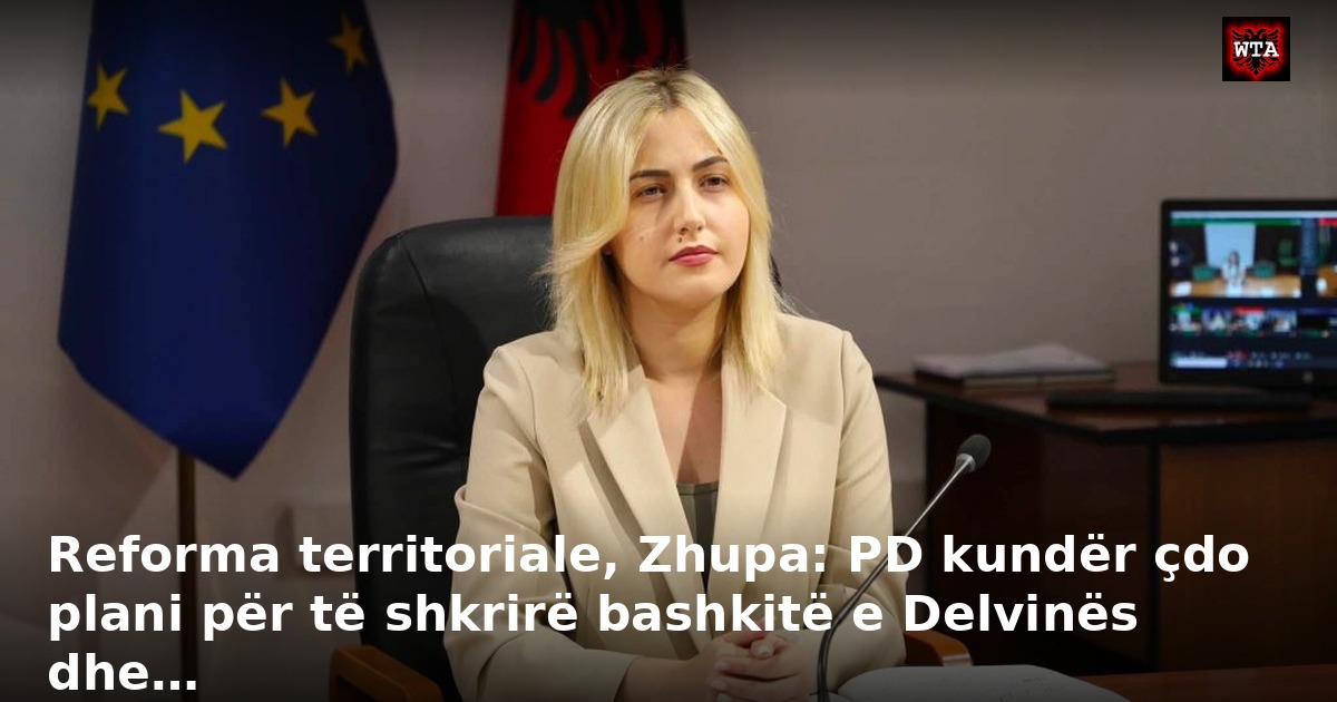 Reforma territoriale, Zhupa: PD kundër çdo plani për të shkrirë bashkitë e Delvinës dhe…