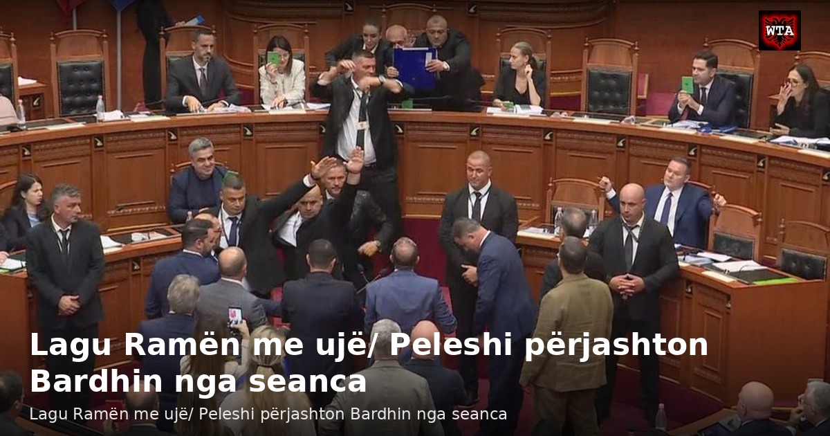 Lagu Ramën me ujë/ Peleshi përjashton Bardhin nga seanca
