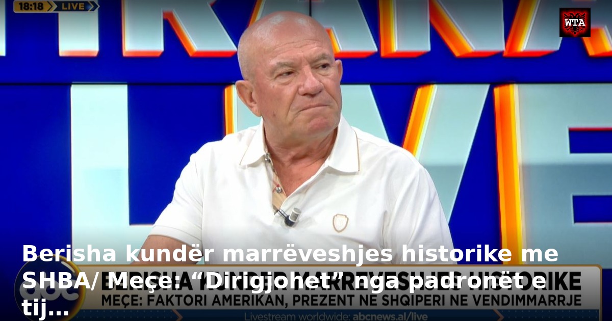 Berisha kundër marrëveshjes historike me SHBA/ Meçe: “Dirigjohet” nga padronët e tij…