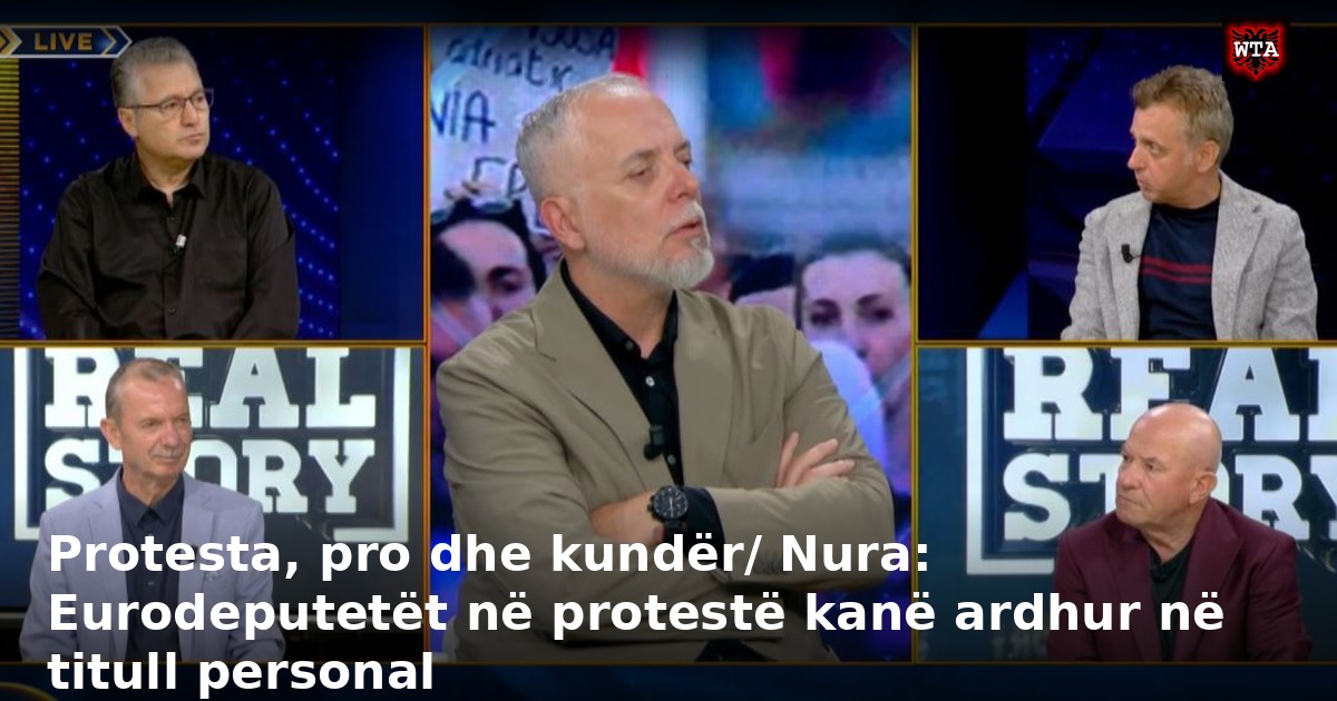 Protesta, pro dhe kundër/ Nura: Eurodeputetët në protestë kanë ardhur në titull personal