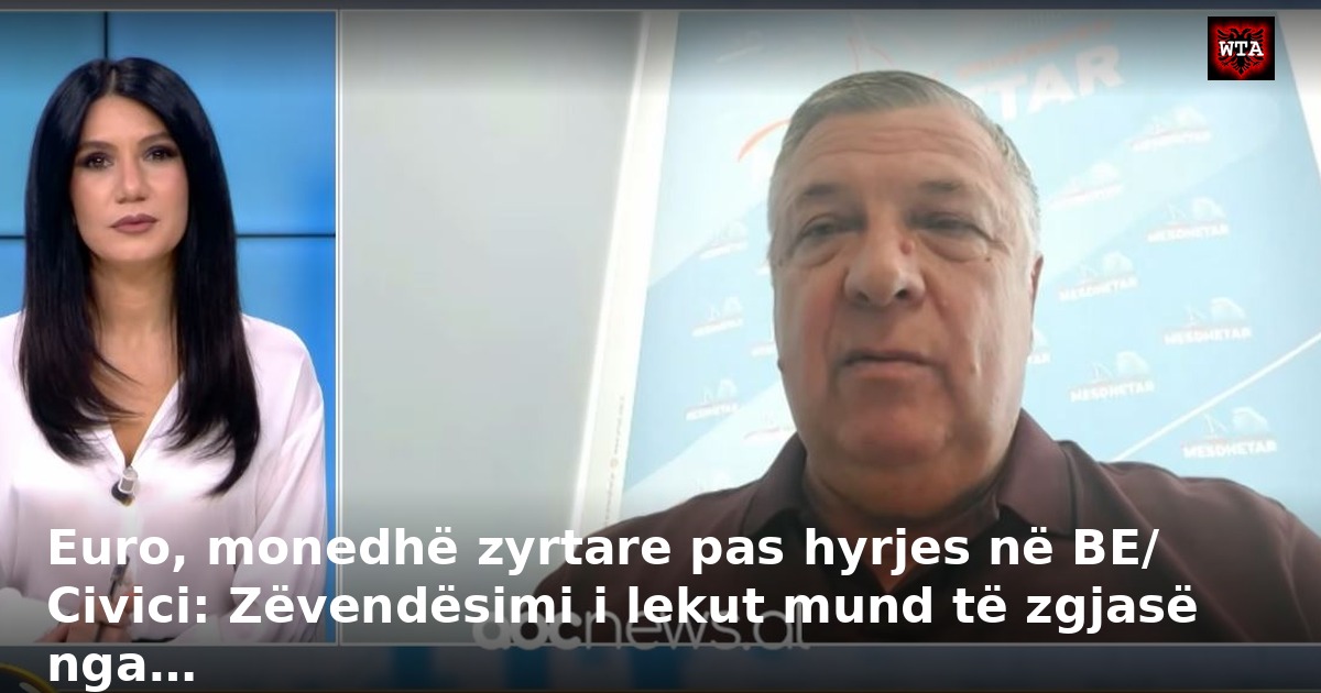 Euro, monedhë zyrtare pas hyrjes në BE/ Civici: Zëvendësimi i lekut mund të zgjasë nga…