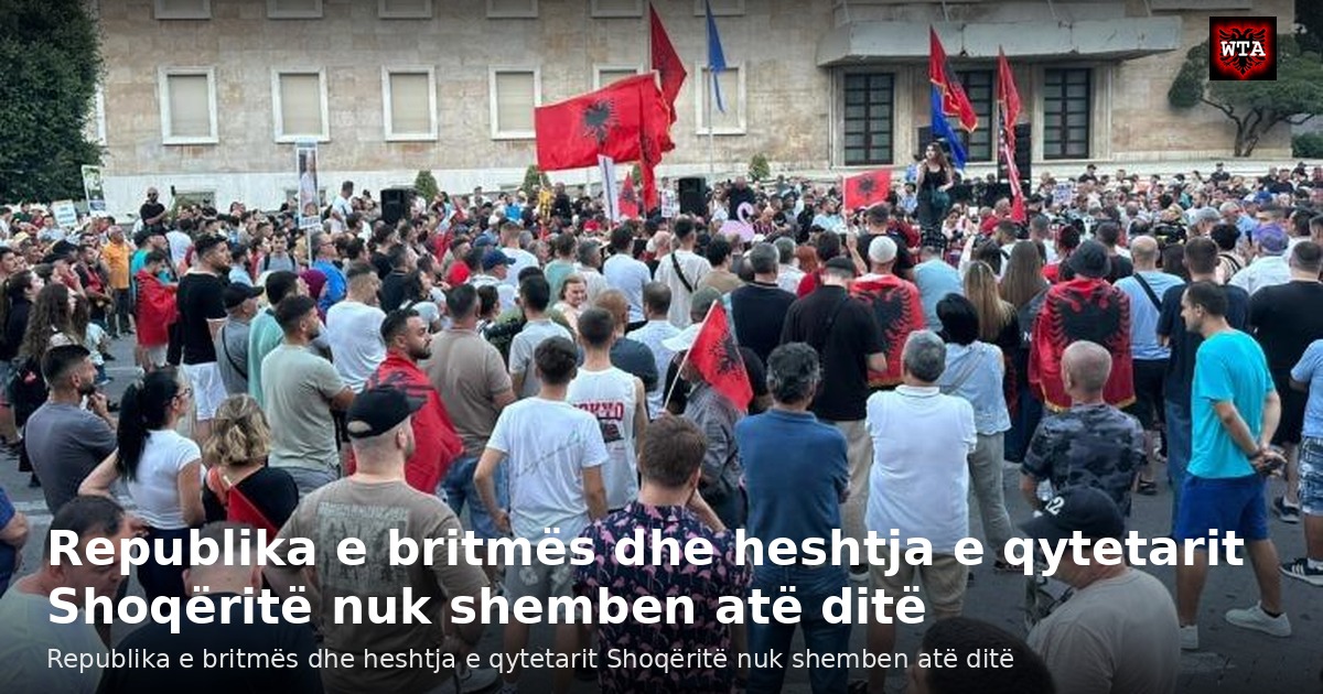 Republika e britmës dhe heshtja e qytetarit Shoqëritë nuk shemben atë ditë
