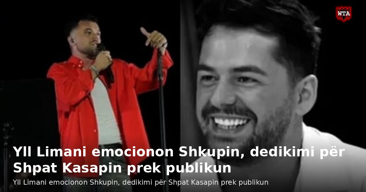 Yll Limani emocionon Shkupin, dedikimi për Shpat Kasapin prek publikun