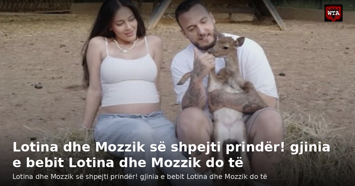 Lotina dhe Mozzik së shpejti prindër! gjinia e bebit Lotina dhe Mozzik do të