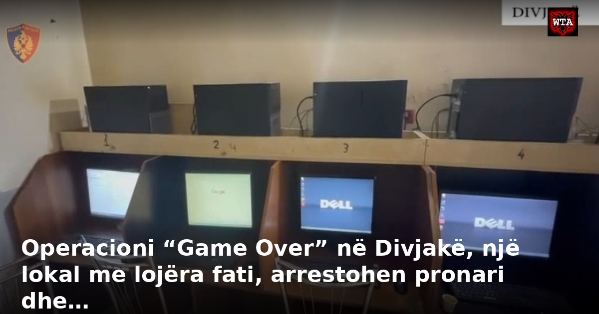 Operacioni “Game Over” në Divjakë, një lokal me lojëra fati, arrestohen pronari dhe…