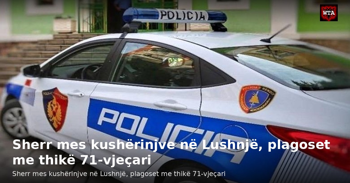 Sherr mes kushërinjve në Lushnjë, plagoset me thikë 71-vjeçari