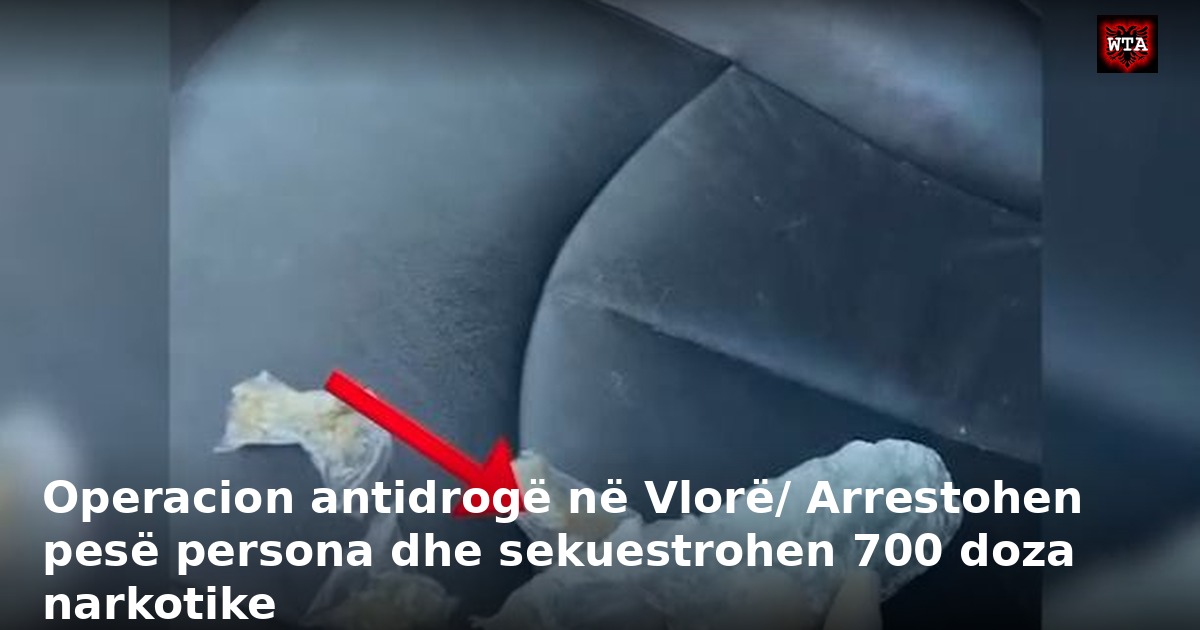 Operacion antidrogë në Vlorë/ Arrestohen pesë persona dhe sekuestrohen 700 doza narkotike