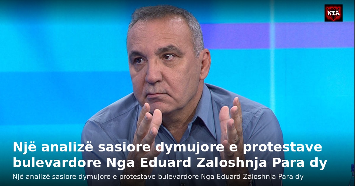 Një analizë sasiore dymujore e protestave bulevardore Nga Eduard Zaloshnja Para dy