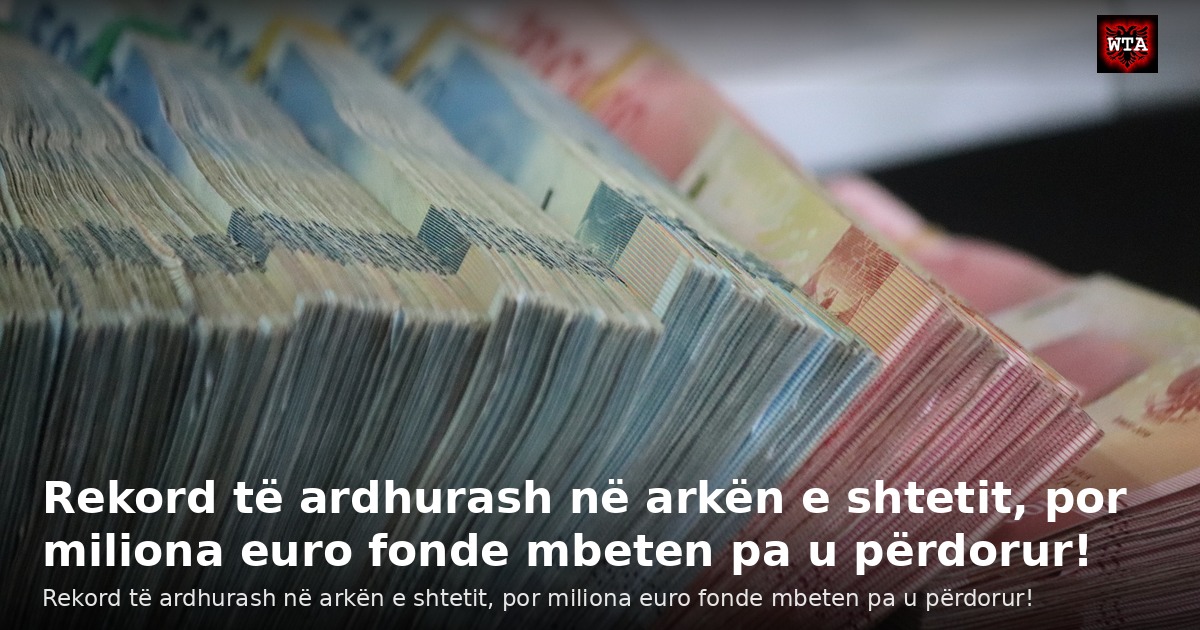 Rekord të ardhurash në arkën e shtetit, por miliona euro fonde mbeten pa u përdorur!