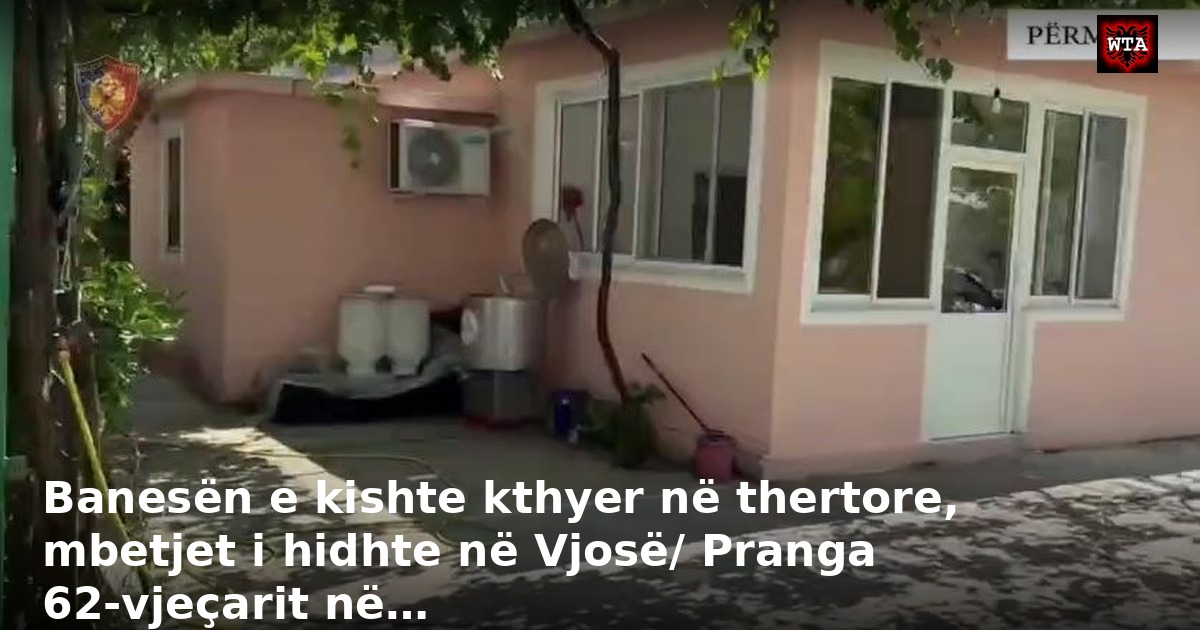 Banesën e kishte kthyer në thertore, mbetjet i hidhte në Vjosë/ Pranga 62-vjeçarit në…