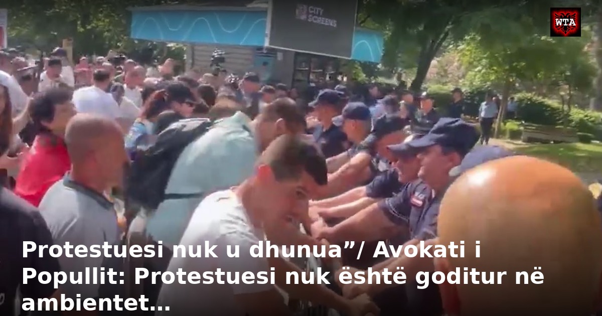 Protestuesi nuk u dhunua”/ Avokati i Popullit: Protestuesi nuk është goditur në ambientet…