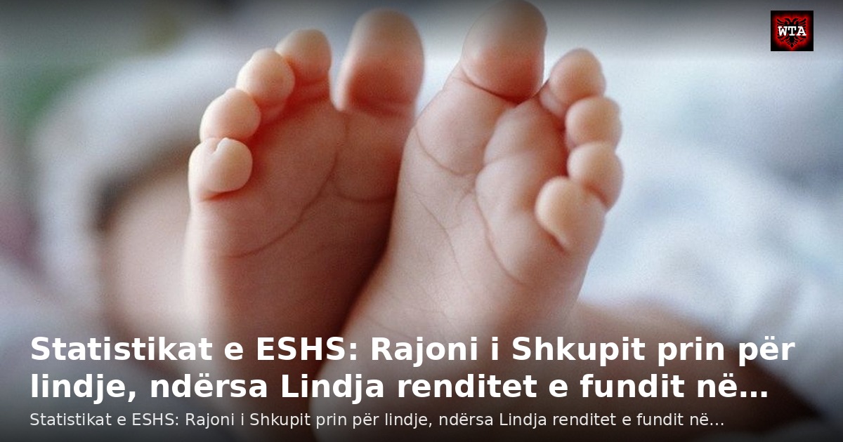 Statistikat e ESHS: Rajoni i Shkupit prin për lindje, ndërsa Lindja renditet e fundit në…