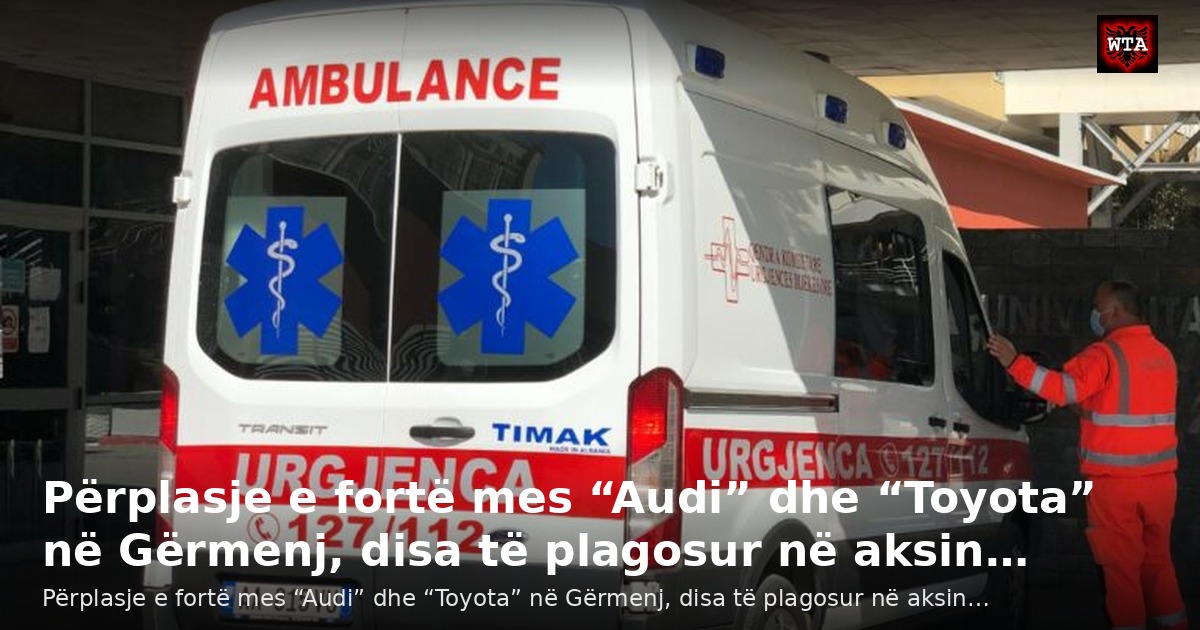 Përplasje e fortë mes “Audi” dhe “Toyota” në Gërmenj, disa të plagosur në aksin…