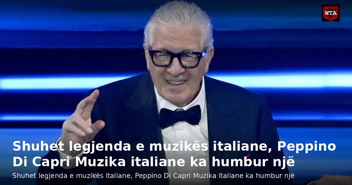 Shuhet legjenda e muzikës italiane, Peppino Di Capri Muzika italiane ka humbur një