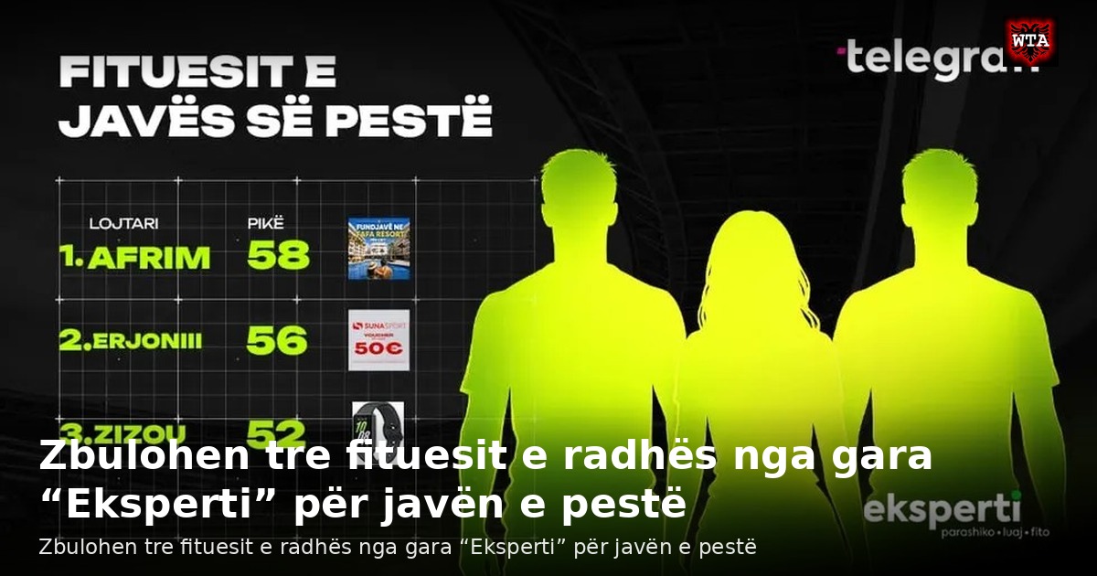 Zbulohen tre fituesit e radhës nga gara “Eksperti” për javën e pestë
