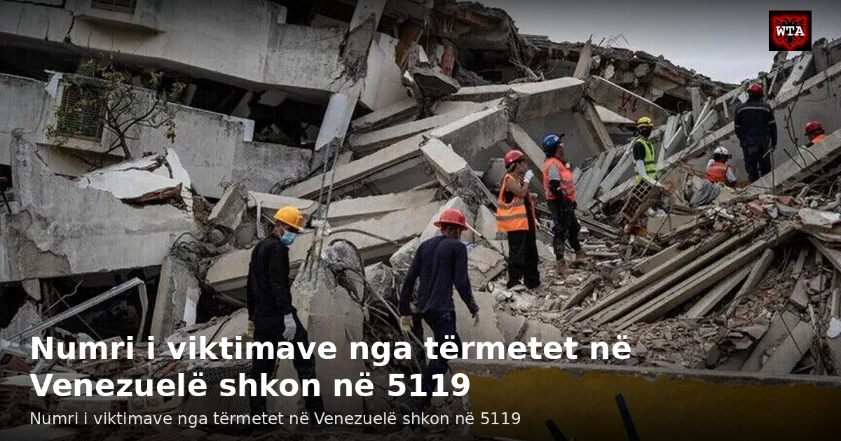 Numri i viktimave nga tërmetet në Venezuelë shkon në 5119