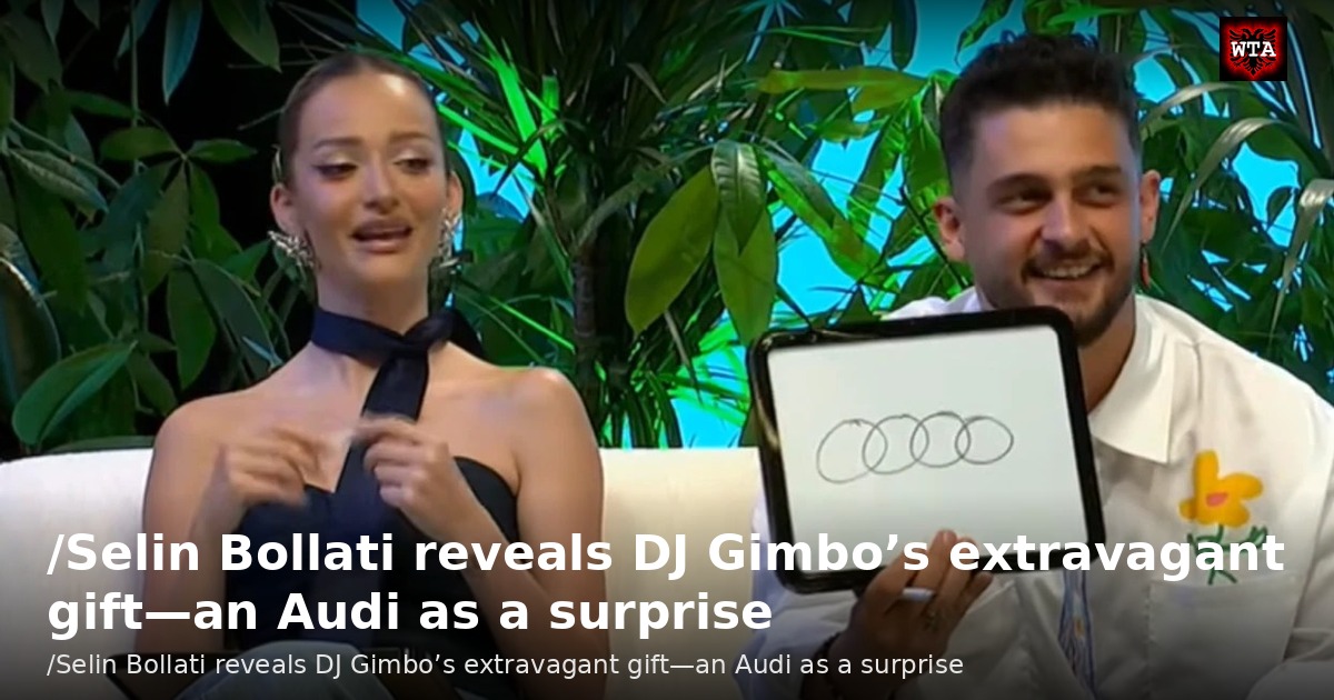 /Selin Bollati reveals DJ Gimbo’s extravagant gift—an Audi as a surprise