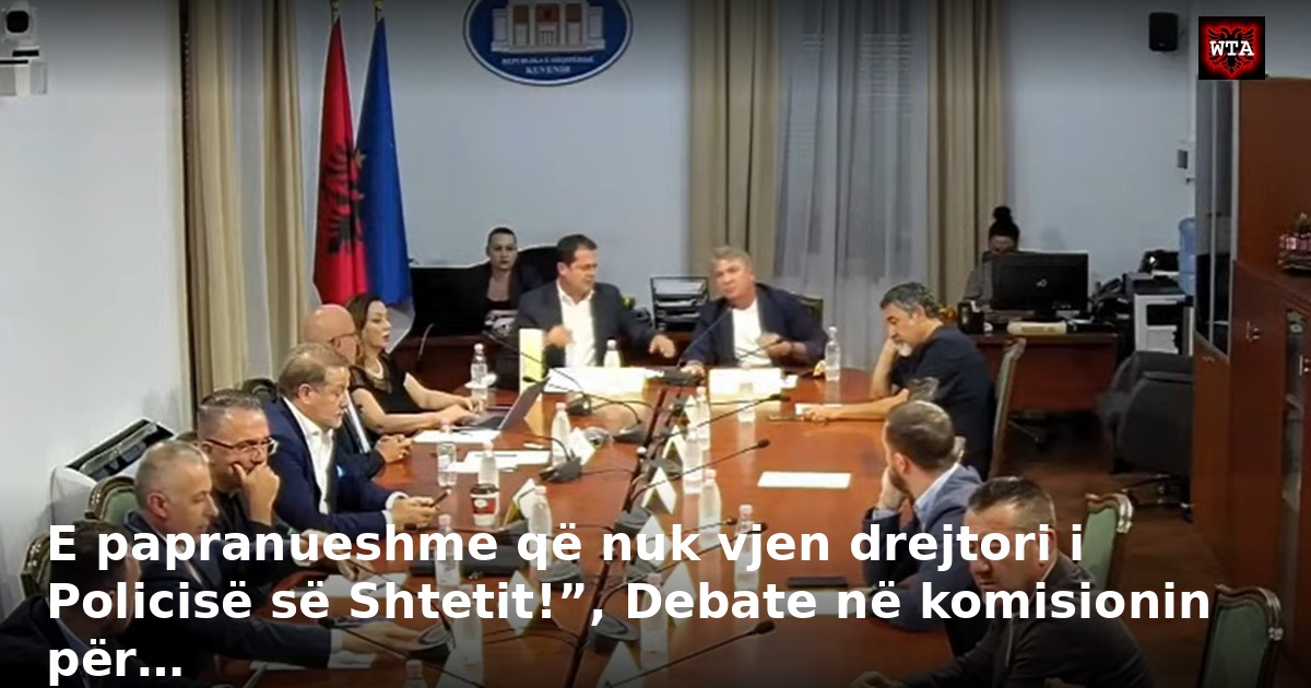 E papranueshme që nuk vjen drejtori i Policisë së Shtetit!”, Debate në komisionin për…