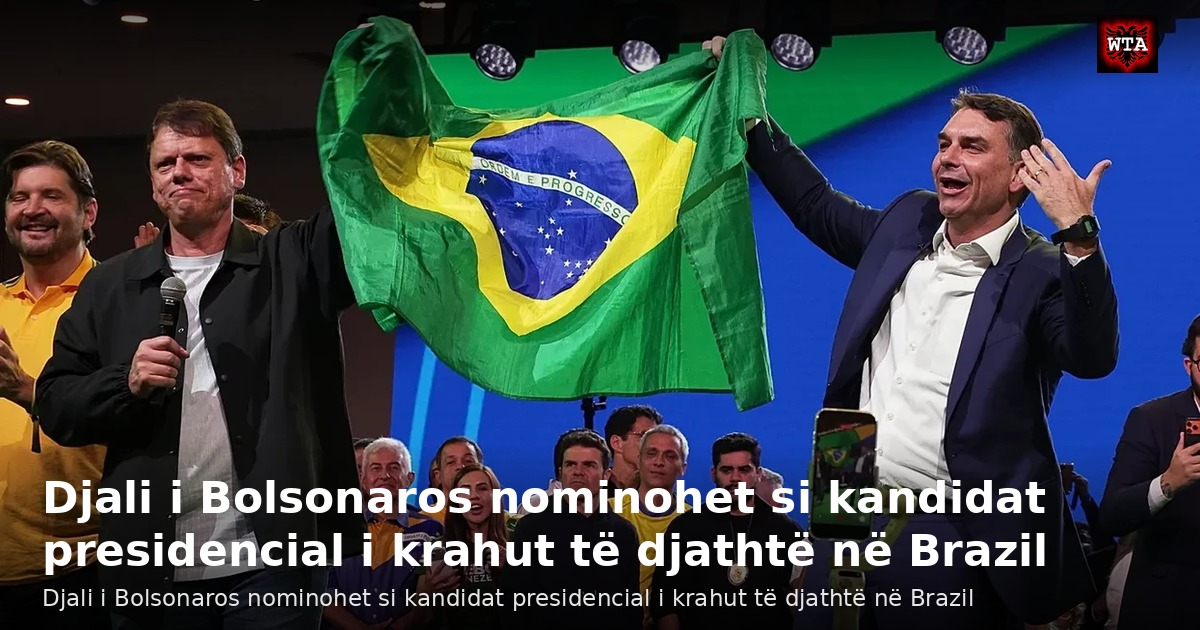 Djali i Bolsonaros nominohet si kandidat presidencial i krahut të djathtë në Brazil