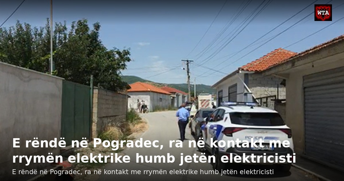 E rëndë në Pogradec, ra në kontakt me rrymën elektrike humb jetën elektricisti