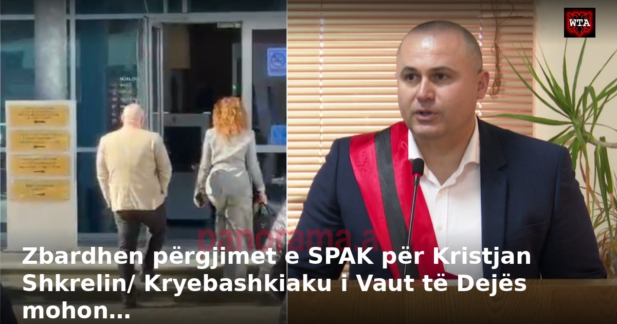 Zbardhen përgjimet e SPAK për Kristjan Shkrelin/ Kryebashkiaku i Vaut të Dejës mohon…