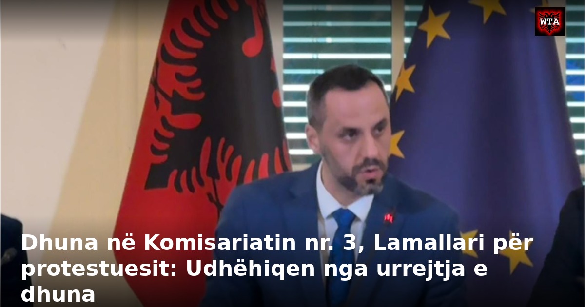 Dhuna në Komisariatin nr. 3, Lamallari për protestuesit: Udhëhiqen nga urrejtja e dhuna