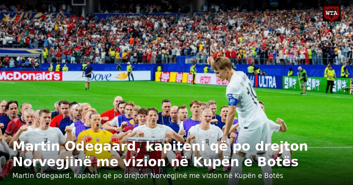 Martin Odegaard, kapiteni që po drejton Norvegjinë me vizion në Kupën e Botës