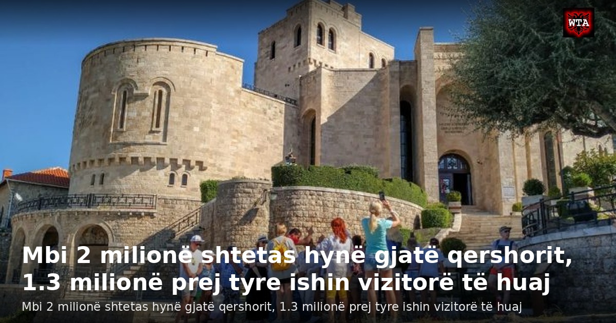 Mbi 2 milionë shtetas hynë gjatë qershorit, 1.3 milionë prej tyre ishin vizitorë të huaj